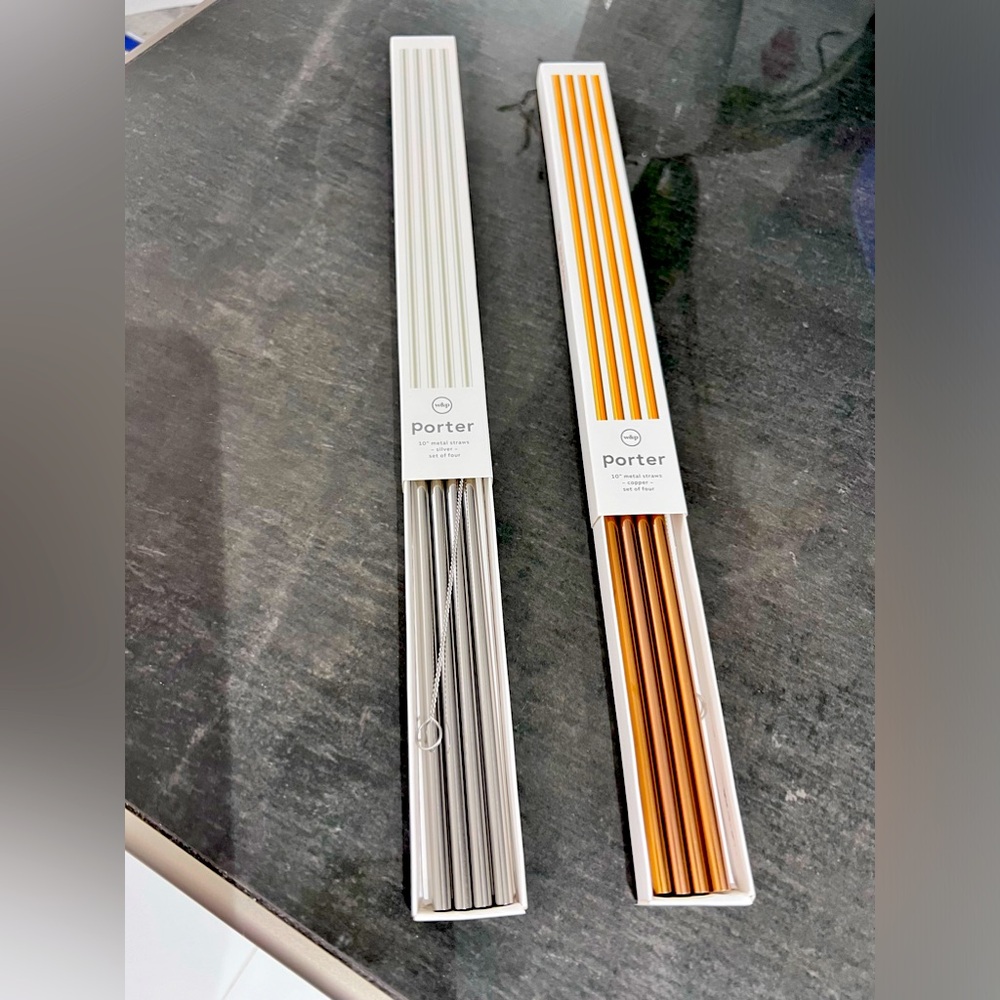 Metal straws !